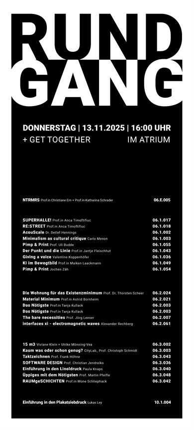 Rundgang Intra Muros